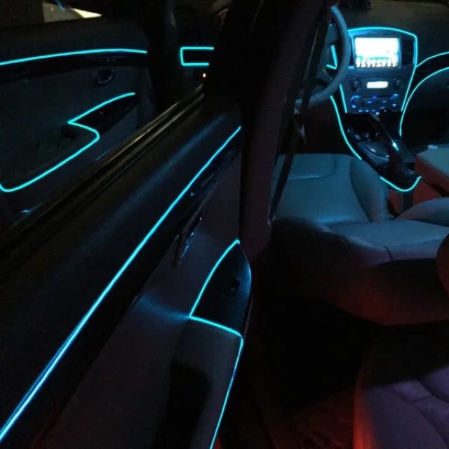 Car Interior Neon Fibre Optic Light Car Accessories On