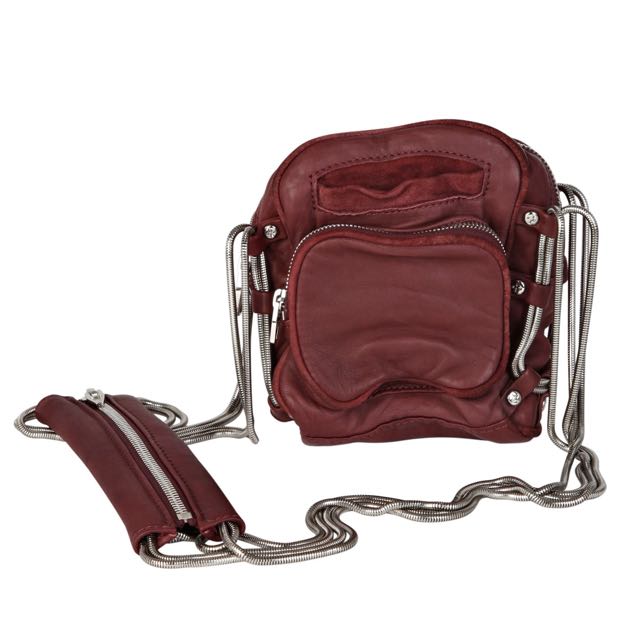 Lightly Worn Alexander Wang Brenda Camera Bag In Oxblood