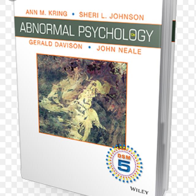 PL3236 Abnormal psychology textbook PDF soft copy 12th edition