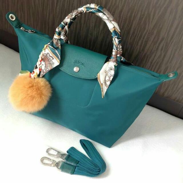 longchamp fur bag