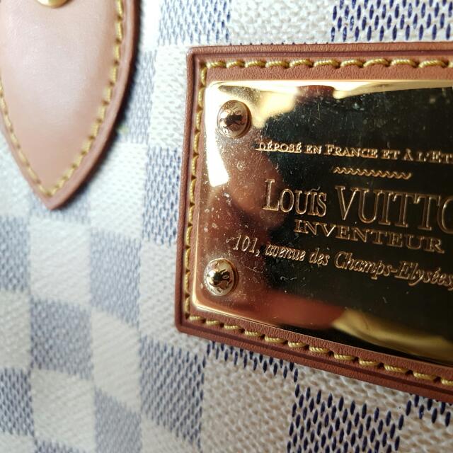 Authentic Louis Vuitton Hampstead PM Damier Azur (N51207), Luxury, Bags &  Wallets on Carousell