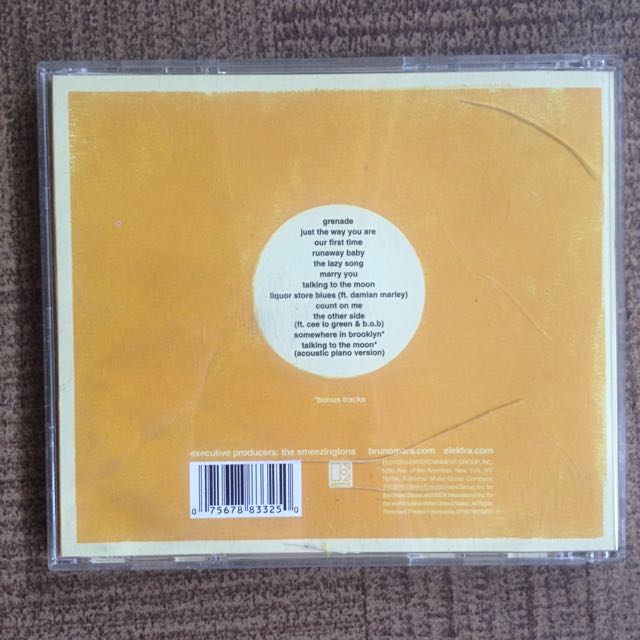 CD Bruno Mars, Musik & Media, CD, DVD & Lainnya di Carousell