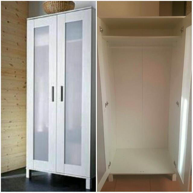 Ikea aneboda on sale wardrobe armoire white