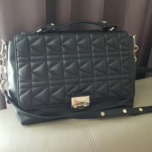 Karl Lagerfeld Lambskin Kuilted Bag