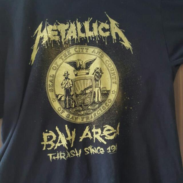 Metallica bay shop area t shirt