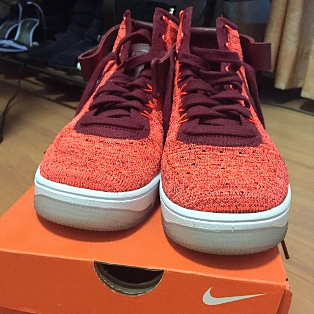 Nike Air Force 1 Ultra Flyknit Total Crimson Team Red