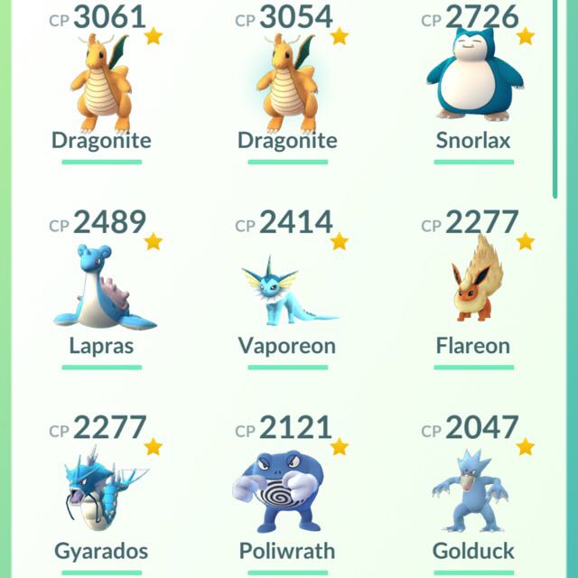 Pokemon Go Lv 30 2x 3k Dragonite Lapras Snorlax 96 Iv Max Cp Bulletin Board On Carousell