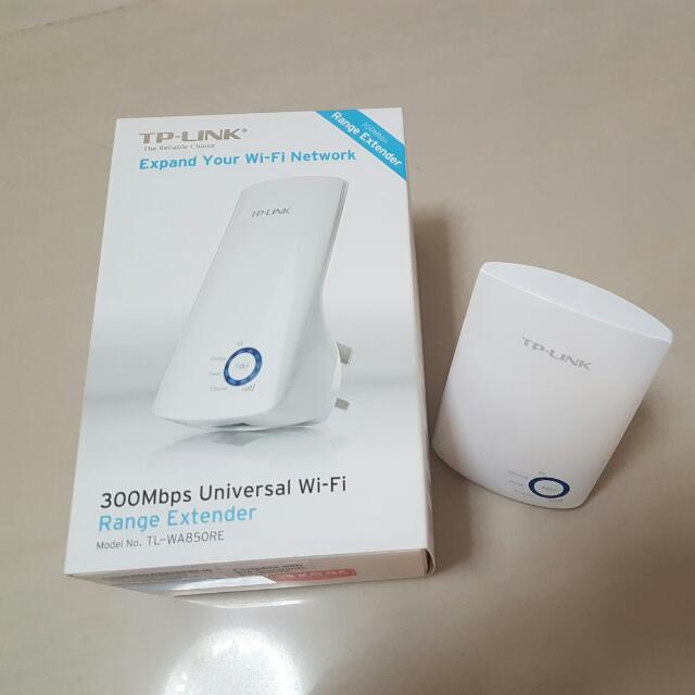 TPLINK 300Mbps Universal Wifi Range Extender (Model No. TLWA850RE