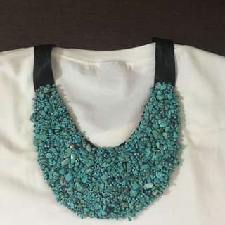 Turquoise Necklace/ Bib