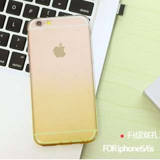 Gradient Colour Phone Case for iPhone 6/6s (Orange)