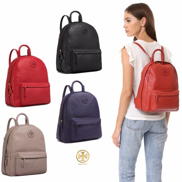 tory burch LEATHER BACKPACK