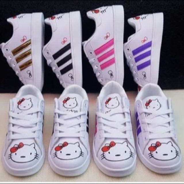 hello kitty adidas superstar