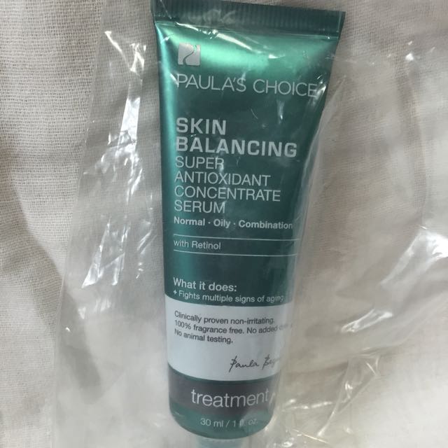 Bn Paula S Choice Skin Balancing Super Antioxidant Concentrate Serum With Retinal Health Beauty Bath Body On Carousell Better your skin with paula's choice skin balancing super antioxidant concentrate serum with retinol, a nourishing formula that works to improve skin's appearance. carousell