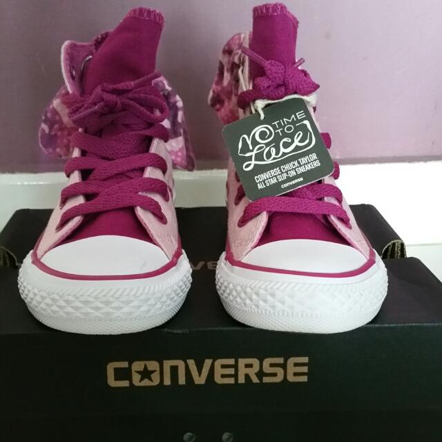 No time to lace new arrivals converse kids