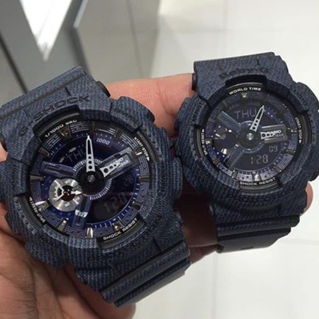 g shock denim couple