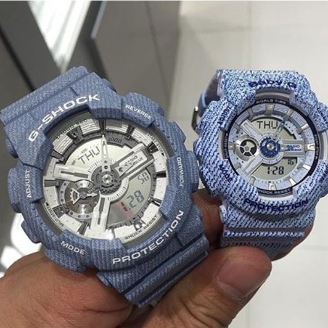 baby g denim watch