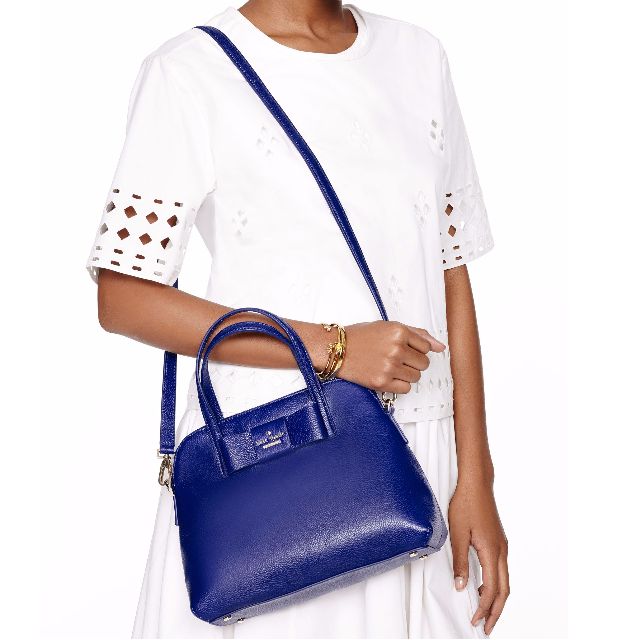 KATE SPADE Quinn Yaletown Patent PVC Tote Royal Cobalt Blue Logo Emboss  WKRU2020 – Tandläkare och tandvård på Tandläkarhuset i Enköping