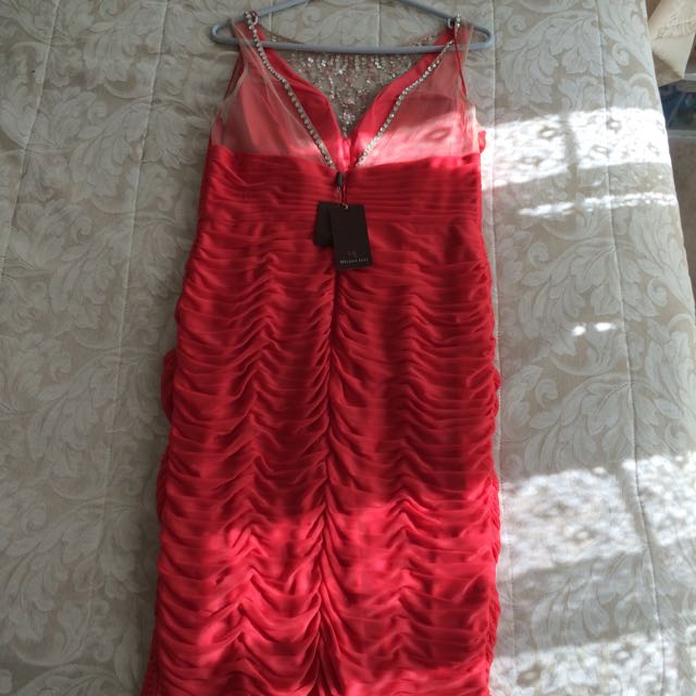 open lace back dress Sequined Flare Sleeve Dress