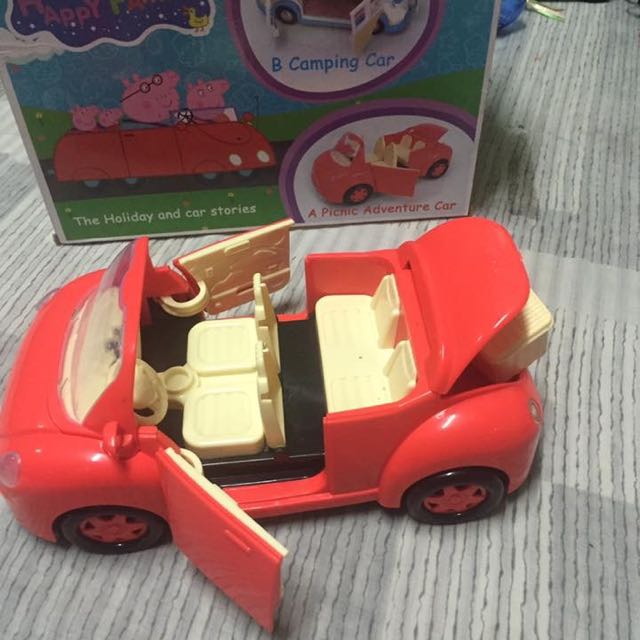Peppa Pig Picnic Car Playset, Babies & Kids, Infant Playtime on Carousell