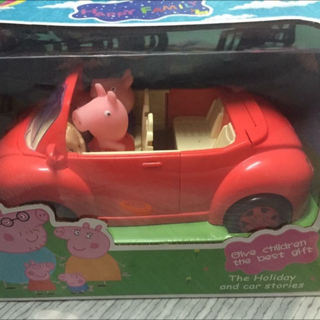 Peppa Pig Picnic Car Playset, Babies & Kids, Infant Playtime on Carousell