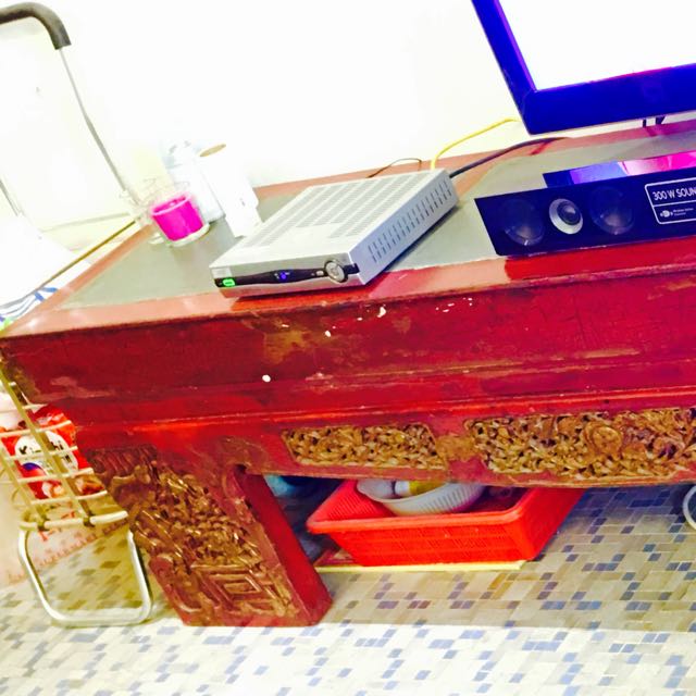 Hokkien Antique TV Console, Furniture & Home Living, Home Decor, Other