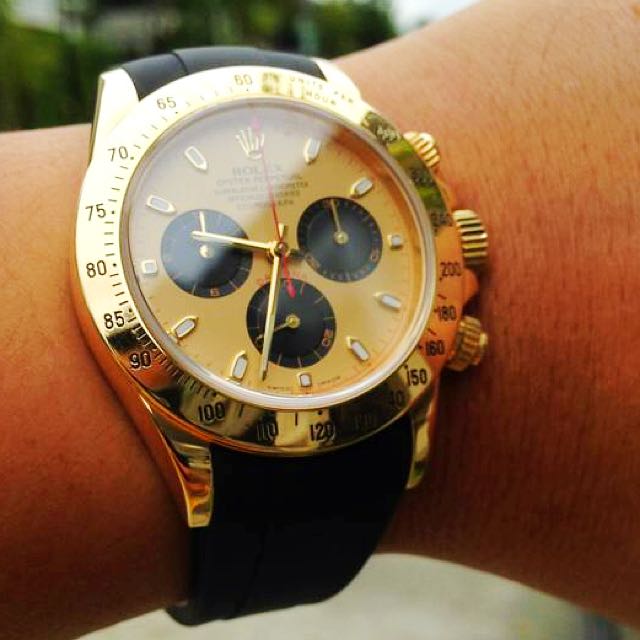 rolex daytona rubber b
