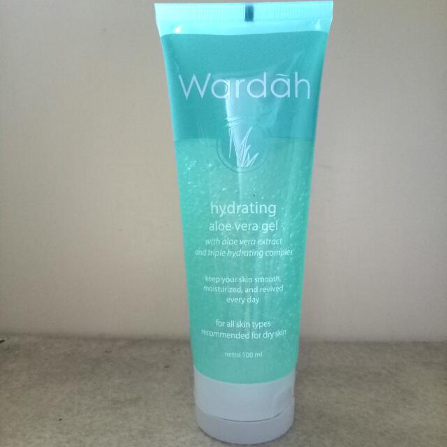 Wardah Hydrating Aloe Vera Gel, Kesehatan & Kecantikan, Kulit, Sabun