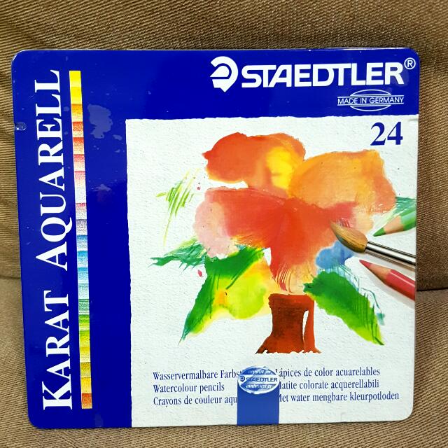 Huat50sale Brand New Staedtler Karat Aquarell 24 Watercolour