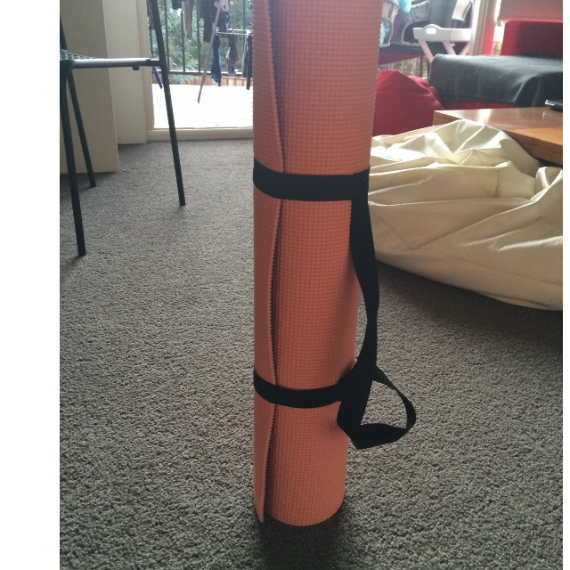 Cotton on yoga mat