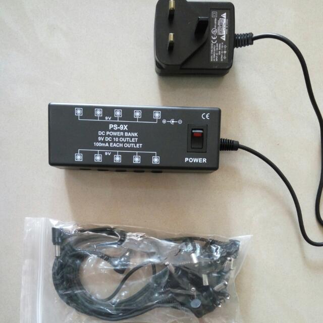 DC Power Bank Multi Pedal Power Supply AC/DC Adaptor, Hobbies & Toys