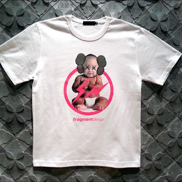 Kaws X Fragment Design X Original Fake 2013 'Baby' T Shirt, Men's