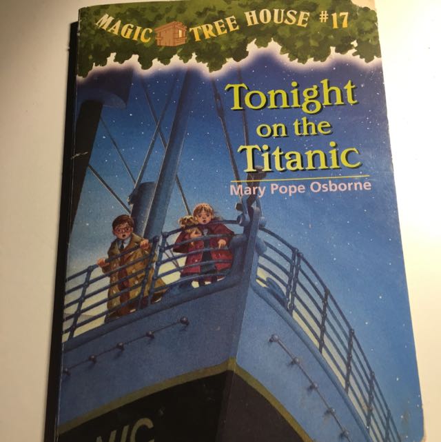 Wallpaper Magic Tree House 17 Tonight On The Titanic Books Stationery On Desktop Wallpaper