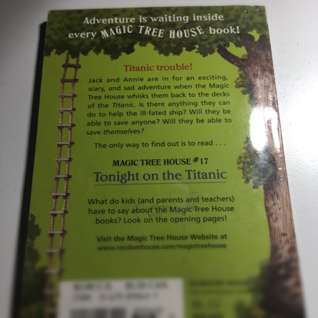 Wallpaper Magic Tree House 17 Tonight On The Titanic Books Stationery On For Free