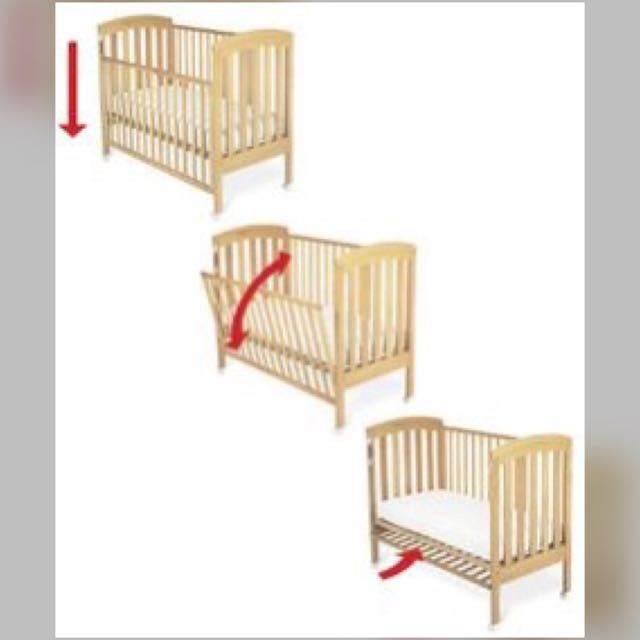 Mothercare Bedside Cot 60 X 120