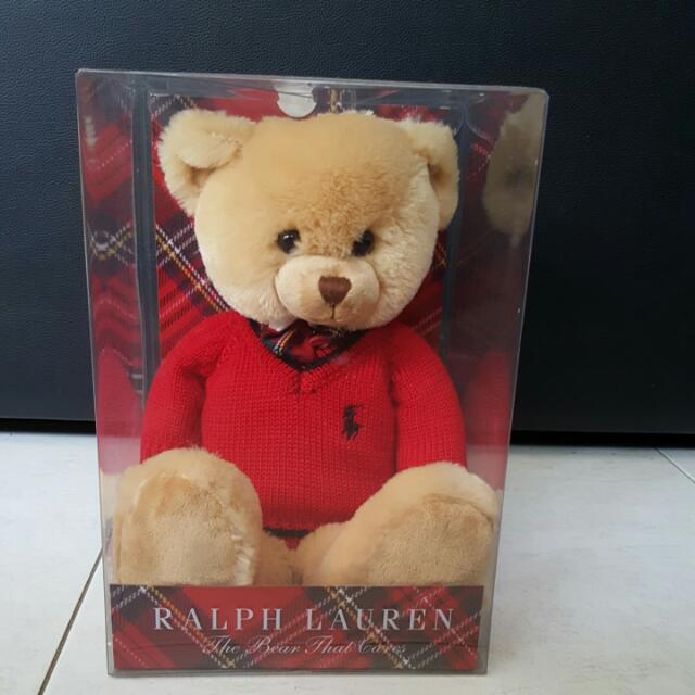 Ralph Lauren Teddy Bear, Hobbies & Toys, Toys & Games on Carousell