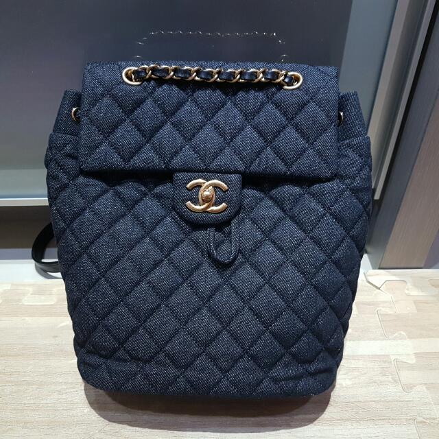 Sale Chanel Denim Backpack, Barang 