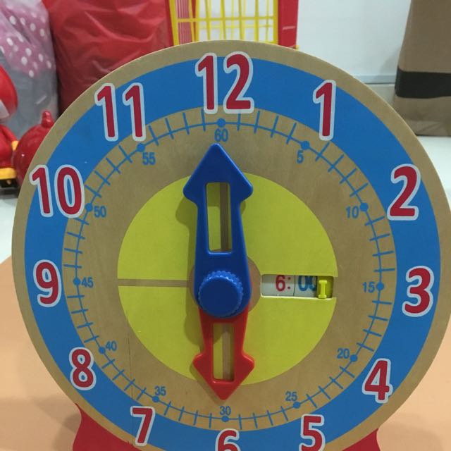 Toy Clock, Hobbies & Toys, Toys & Games on Carousell