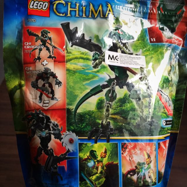 Bundled Sales Lego Chima 70203 CHI Cragger Lego 70204 CHI Worriz Hobbies Toys Toys Games on Carousell