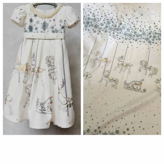 Carousel Dress For 1st Birthday Party For Mom And Daughter Babies Kids Girls Apparel On Carousell