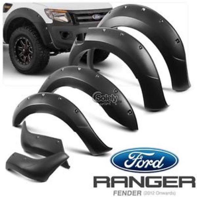 Fender Flares Ford ranger wildtrak, Auto Accessories on Carousell