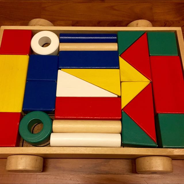 Ikea Stacking Blocks, Babies & Kids, Baby Nursery & Kids Furniture