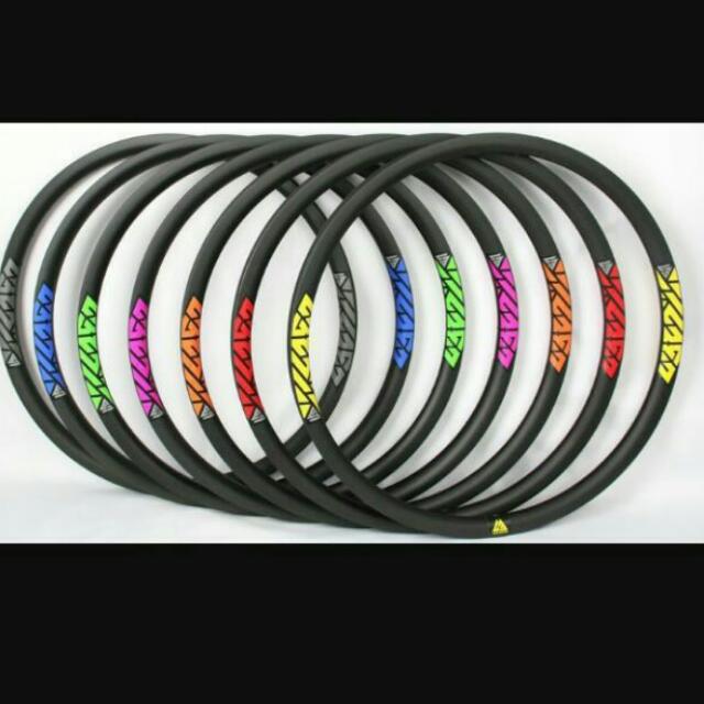 light bicycle rims