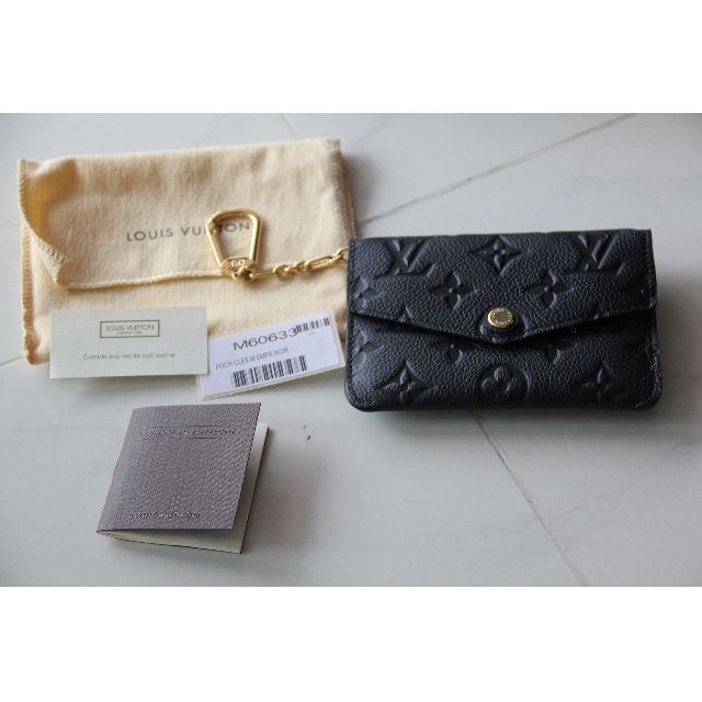 Louis Vuitton Key & Coin Pouch, Monogram Empreinte leather, Black (BNWT),  Luxury, Bags & Wallets on Carousell