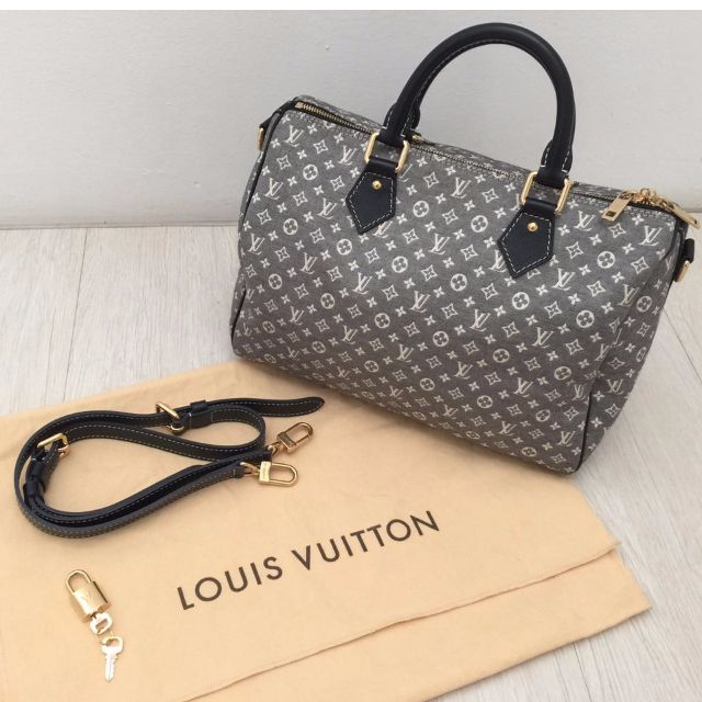 Louis Vuitton Monogram Mini Lin Idylle Speedy Bandouliere