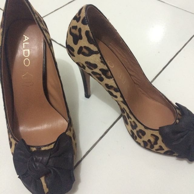 aldo leopard print heels