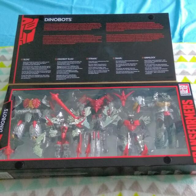 Original Transformers Dinobots Platinum Edition (Slog + Dinobot Slug