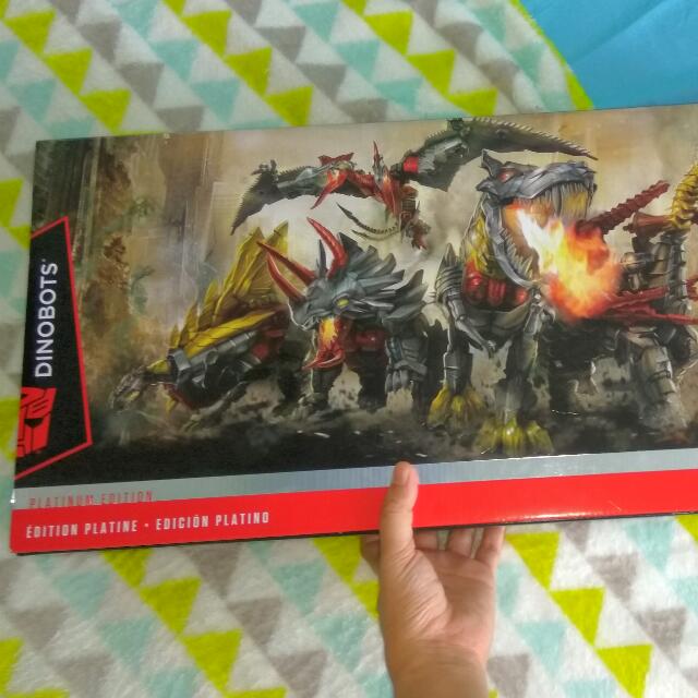 Original Transformers Dinobots Platinum Edition (Slog + Dinobot Slug