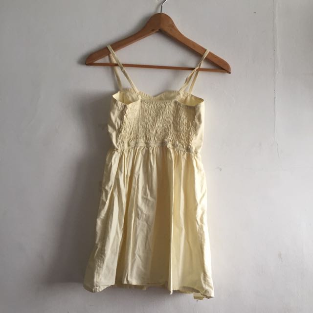 pastel yellow sundress