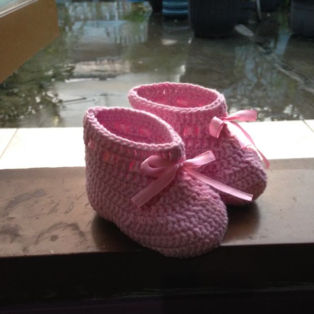 Sepatu Rajut Bayi Bayi Anak Baju Anak Perempuan Di Carousell