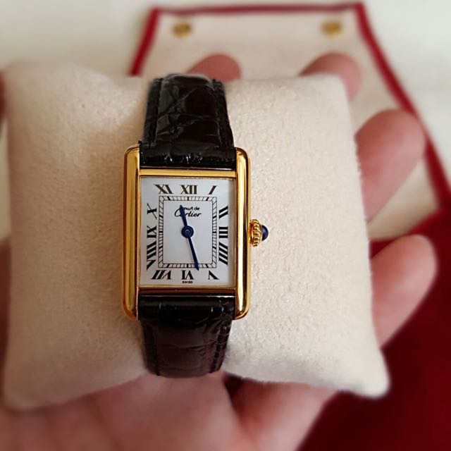 Vintage Cartier Tank Watch, Luxury 